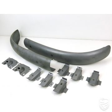 Pare-chocs arrière non soudé avec découpes pour tuyaux d'échappement pour Porsche 356 A-T2