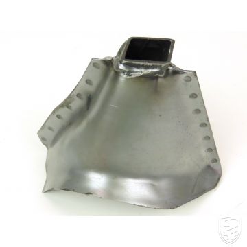 Krik ontvangerbuis met flens voor Porsche 356 A/B