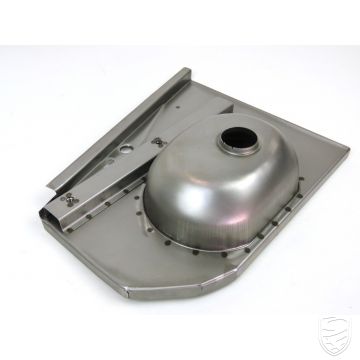 Paroi latérale du compartiment batterie gauche avec dôme pour le chauffage pour Porsche 356 B-T6/C