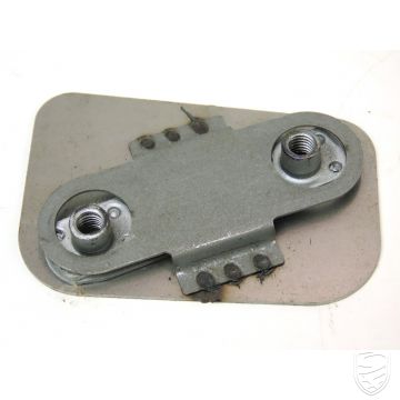 Door striker mounting plate, without paint, left for Porsche 911 '63-'89