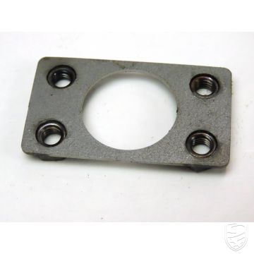 Threaded plate left=right for door latch for Porsche 914