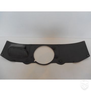 Pièce de support pour le montage du ventilateur dans le capot Porsche 996 Turbo / GT2 - carbone visible