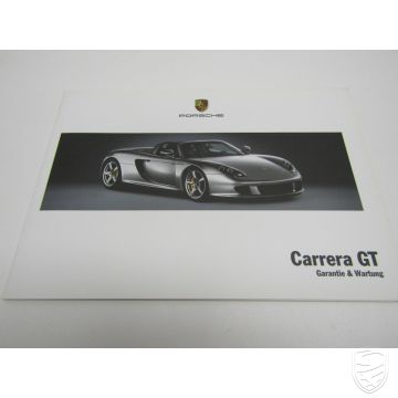 1stPRINT Porsche 980 Carrera GT Guarantee & Maintenance Record 7/03 (german version)
