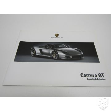 1stPRINT Porsche 980 Carrera GT Guarantee & Maintenance Record 7/03 (french version)