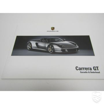 1stPRINT Porsche 980 Carrera GT Guarantee & Maintenance Record 7/03 (dutch version)
