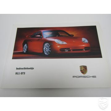 1eDRUK Porsche 911 996 GT3 Instructieboekje 1/99
