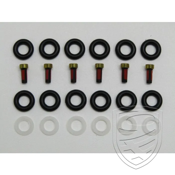 6x gasket set for Porsche 996 997 Boxster 986 987 fuel injector gaskets