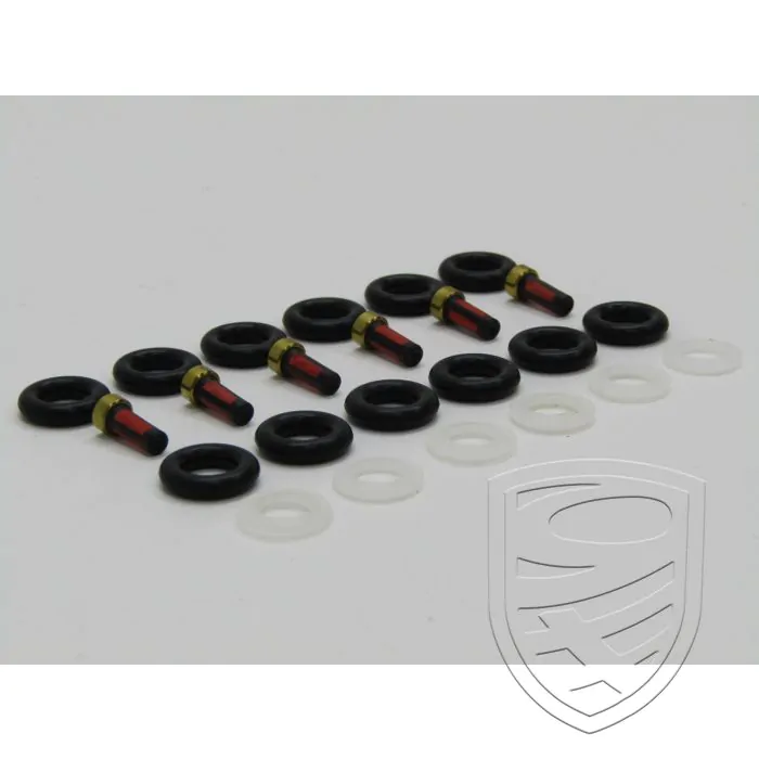 6x gasket set for Porsche 996 997 Boxster 986 987 fuel injector gaskets