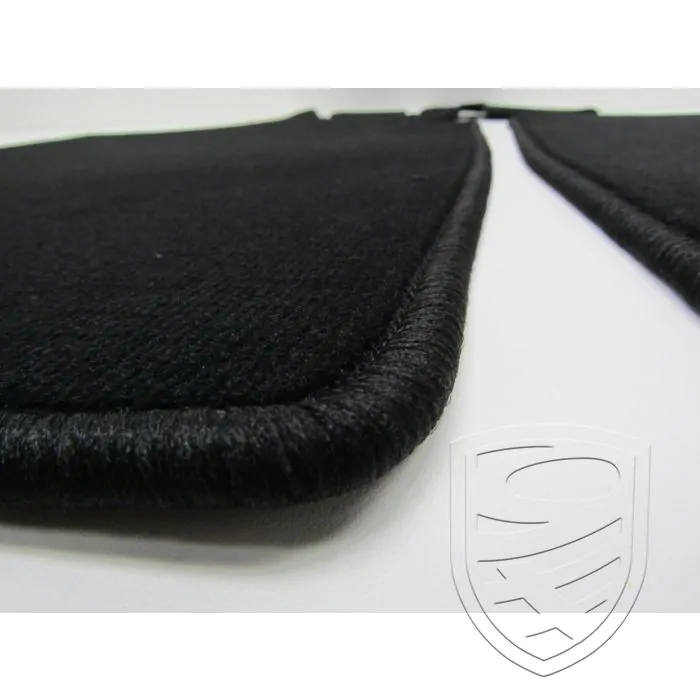 Tapis de sol, 2 pcs., noir pour Porsche 914