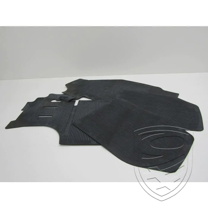 Set rubberen vloermatten (4 st.) zwart voor Porsche 911 '63-'73
