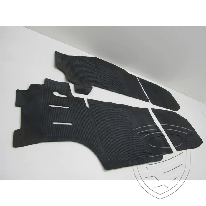 Set rubberen vloermatten (4 st.) zwart voor Porsche 911 '63-'73
