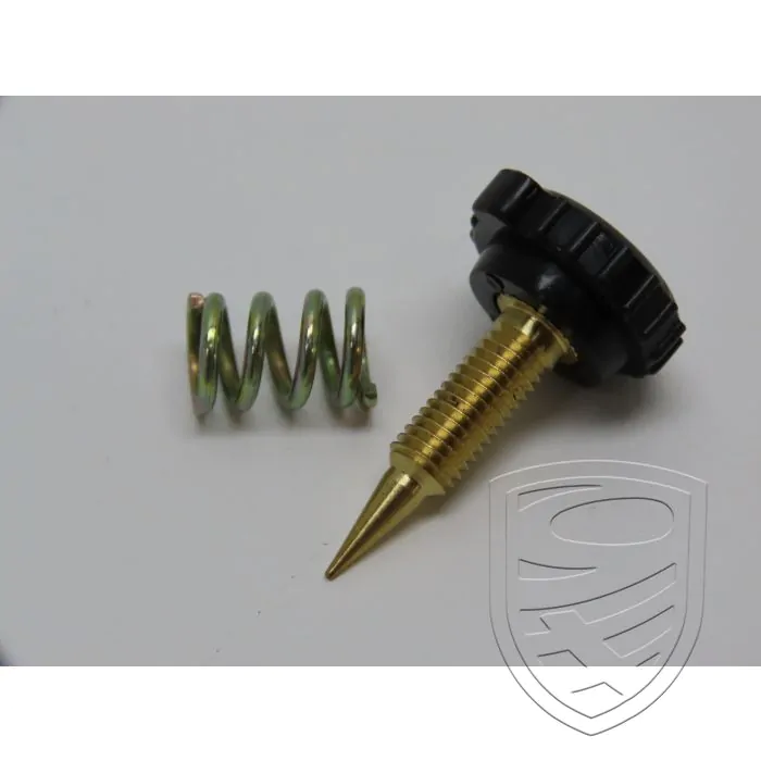 Adjusting screw with spring for carburetor idle speed for Porsche 356 B/C 912