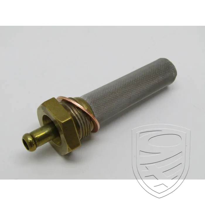 Filtre à carburant pour réservoir à carburant avec embout de raccordement 6mm intérieur / 8mm extérieur pour Porsche 911 '67-'73 912