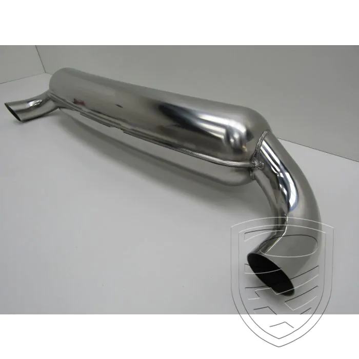 Uitlaatset met 2 uitlaatpijpen Ø 84 mm, roestvrij staal voor Porsche 911 3,2 '84-'89