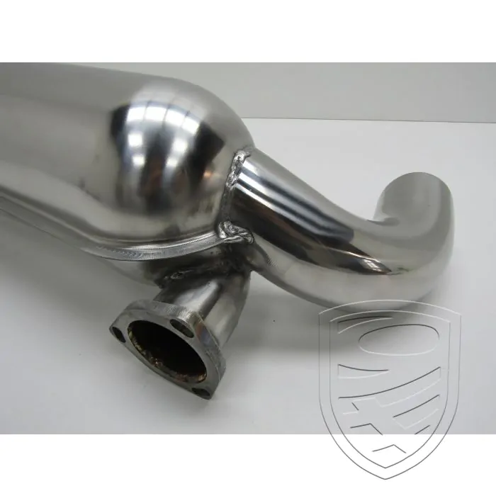 Uitlaatset met 2 uitlaatpijpen Ø 84 mm, roestvrij staal voor Porsche 911 3,2 '84-'89