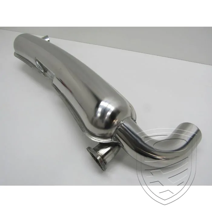 Uitlaatset met 2 uitlaatpijpen Ø 84 mm, roestvrij staal voor Porsche 911 3,2 '84-'89