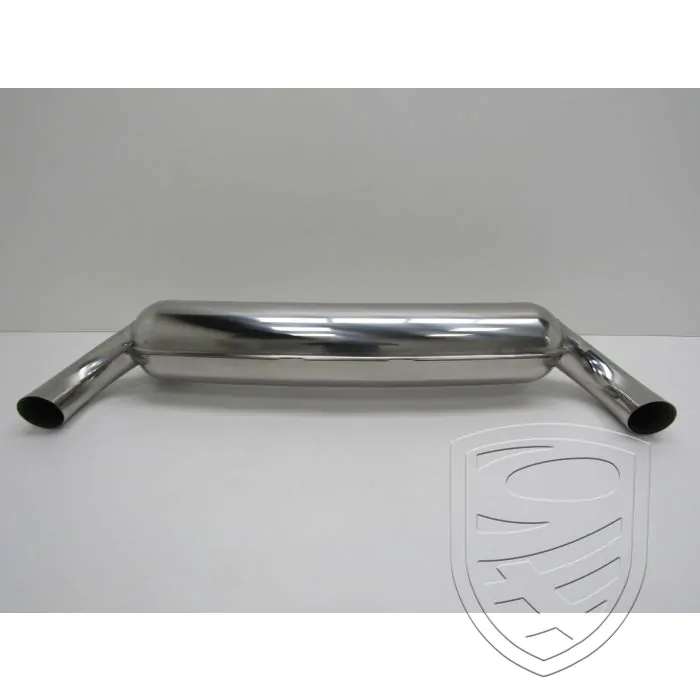 Uitlaatset met 2 uitlaatpijpen Ø 84 mm, roestvrij staal voor Porsche 911 3,2 '84-'89