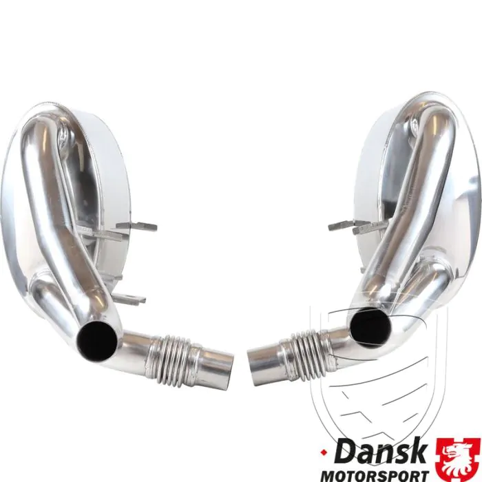 Uitlaatdemper set, Sport, roestvrij staal voor Porsche 997 Mk1