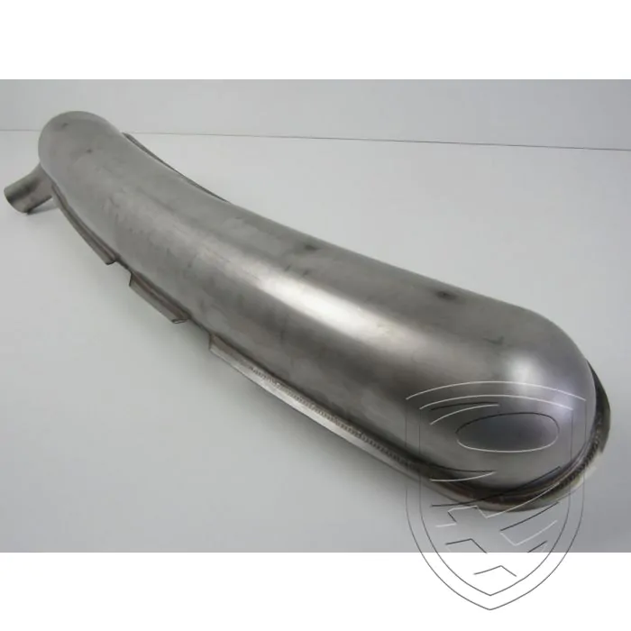 Silencieux d'échappement SSI avec 1 sortie Ø 60 mm, inox, avec approbation TÜV / EEC pour Porsche 911 '74-'75