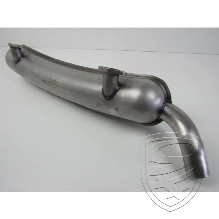 Silencieux d'échappement SSI avec 1 sortie Ø 60 mm, inox, avec approbation TÜV / EEC pour Porsche 911 '74-'75