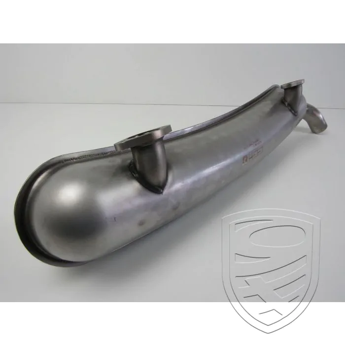 Silencieux d'échappement SSI avec 1 sortie Ø 60 mm, inox, avec approbation TÜV / EEC pour Porsche 911 '74-'75