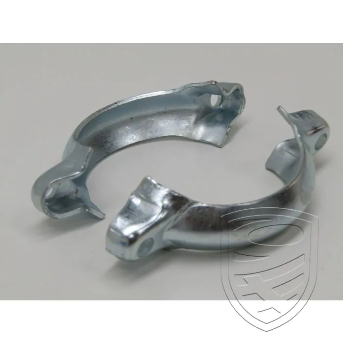 Exhaust clamp, without bolt/nut,  Ø75 mm, galvanized for Porsche 911 '76-'89