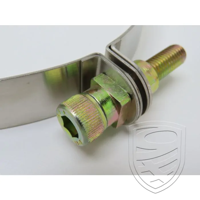 Bande métallique de 598 mm pour l'échappement, acier inoxydable pour Porsche 911 '75-'89