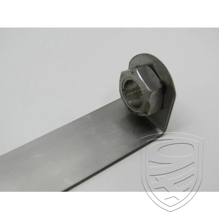 Exhaust metal band, SSI, 648 mm, right, stainless steel for Porsche 911 '76-'89