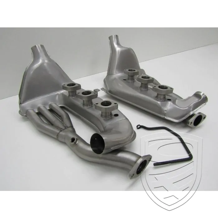 Heat exchanger set SSI, left+right, stainless steel for Porsche 911 '63-'89 conversion to 3,6L