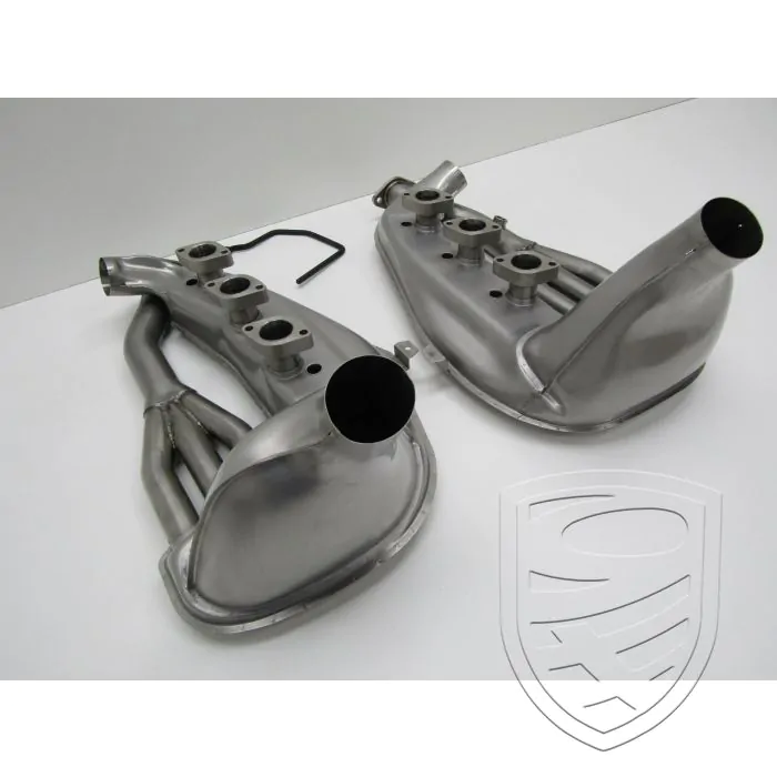 Heat exchanger set SSI, left+right, stainless steel for Porsche 911 '63-'89 conversion to 3,6L