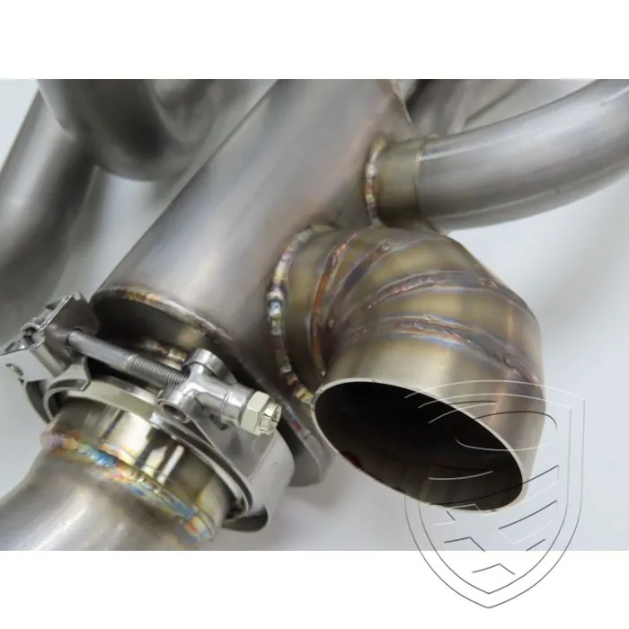 Jeu de collecteurs d'échappement BURSCH avec échangeurs de chaleur, acier inoxydable, pour Porsche 911 '65-'83