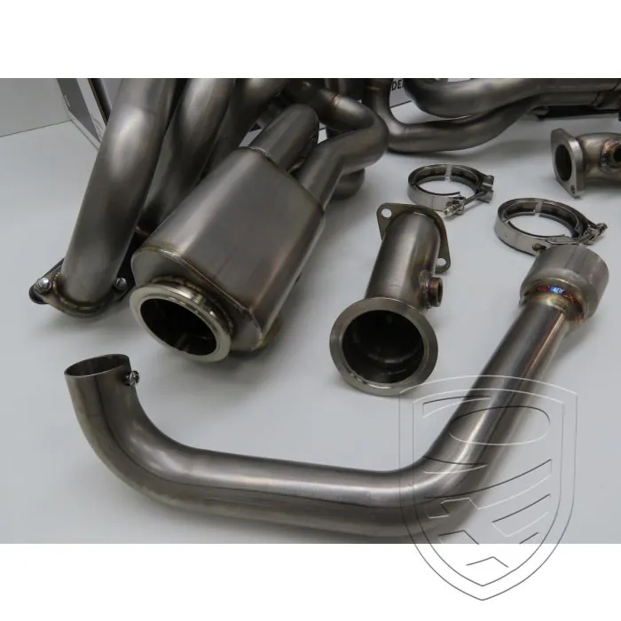 Jeu de collecteurs d'échappement BURSCH avec échangeurs de chaleur, acier inoxydable, pour Porsche 911 '65-'83