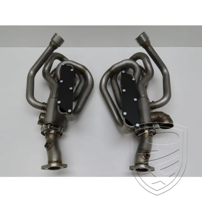 Jeu de collecteurs d'échappement BURSCH avec échangeurs de chaleur, acier inoxydable, pour Porsche 911 '65-'83