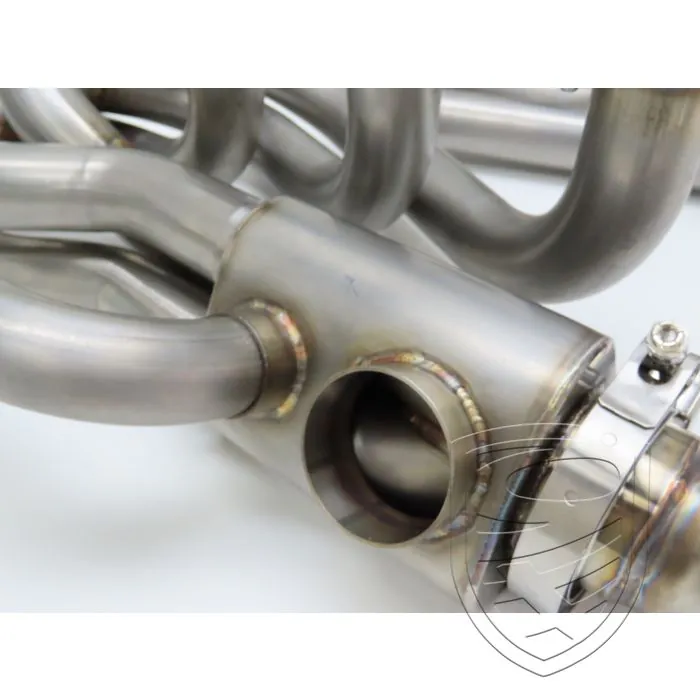 Jeu de collecteurs d'échappement BURSCH avec échangeurs de chaleur, acier inoxydable, pour Porsche 911 '65-'83