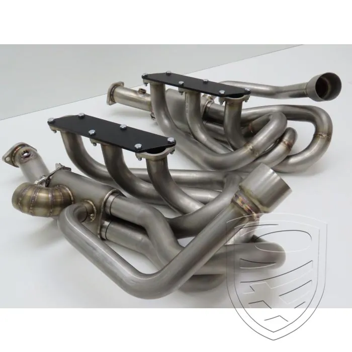 Jeu de collecteurs d'échappement BURSCH avec échangeurs de chaleur, acier inoxydable, pour Porsche 911 '65-'83
