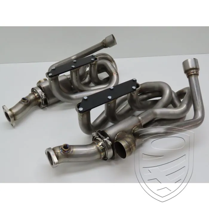 Jeu de collecteurs d'échappement BURSCH avec échangeurs de chaleur, acier inoxydable, pour Porsche 911 '65-'83