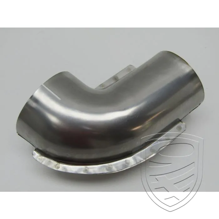 Ajutage de raccord pour échangeur de chaleur, inox pour Porsche 911 '75-'89