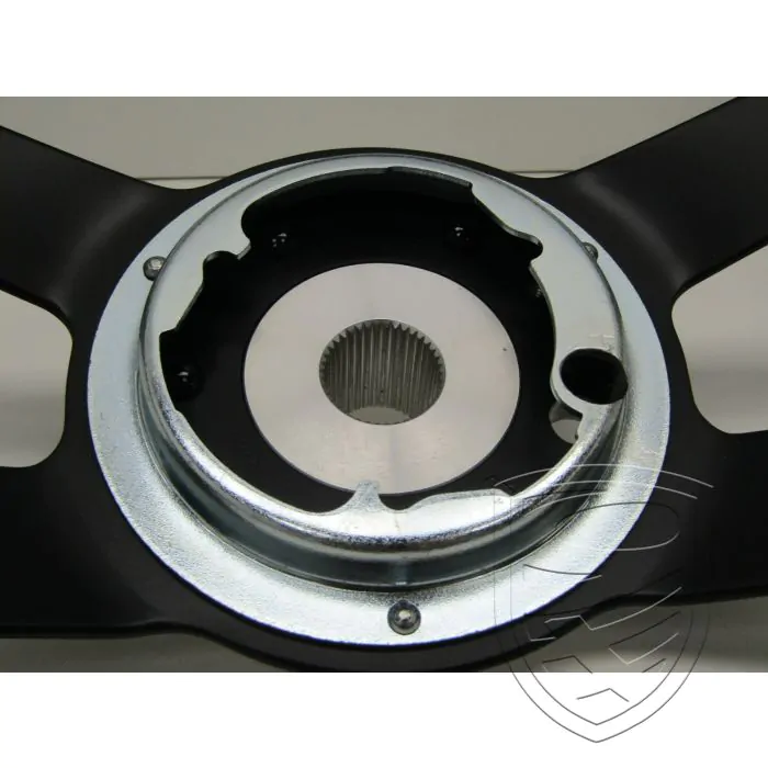 Steering wheel, leather black, Ø420 mm (16.5"), without horn for Porsche 911 '63-'68 912 