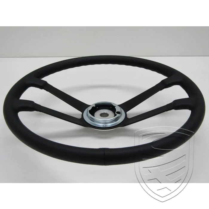 Steering wheel, leather black, Ø420 mm (16.5"), without horn for Porsche 911 '63-'68 912 