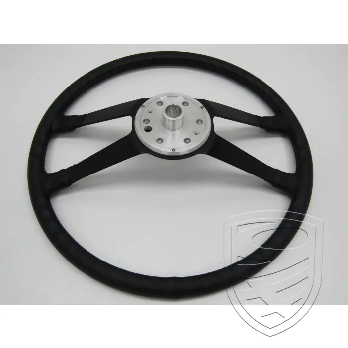Steering wheel, leather black, Ø420 mm (16.5"), without horn for Porsche 911 '63-'68 912 