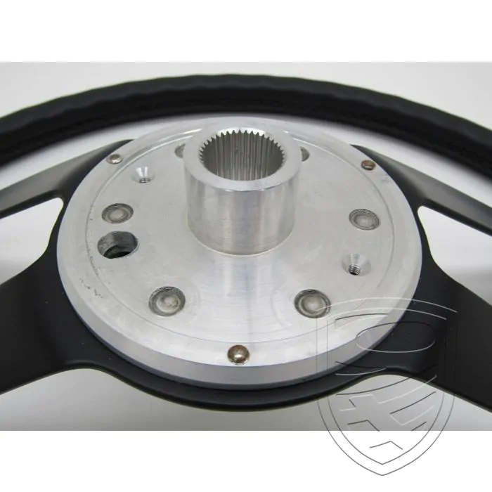 Steering wheel, leather black, Ø420 mm (16.5"), without horn for Porsche 911 '63-'68 912 