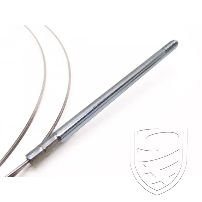 Bonnet and engine lid release cable for Porsche 914
