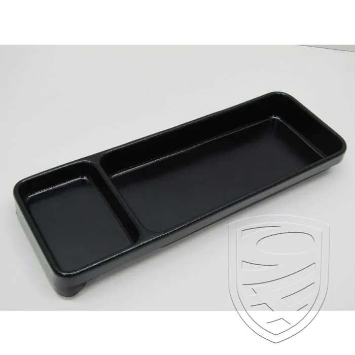 Opbergvak voor middenconsole, zwart kunststof voor Porsche 914