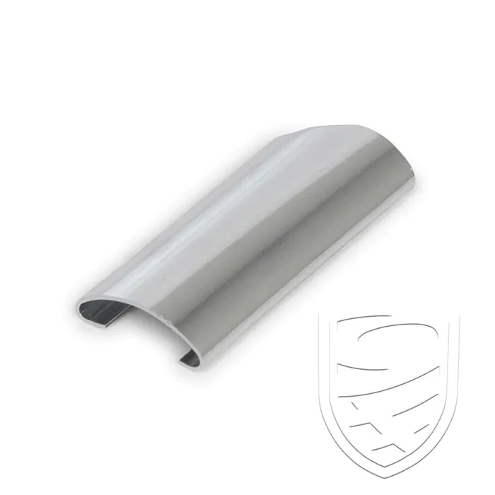 Embout pour baguette chromée, vitre arrière, droite pour Porsche 911 Targa '65-'79