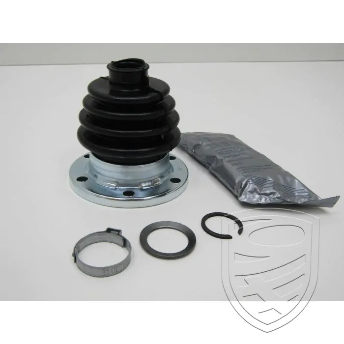 Axle boot kit, rear, with clamps and 80 g grease for Porsche 924 944