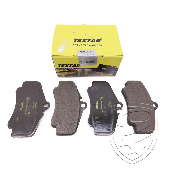 Plaquettes de frein TEXTAR, essieu avant pour Porsche 996 4S/Turbo/GT2/GT3 997 C2S/C4S/GTS