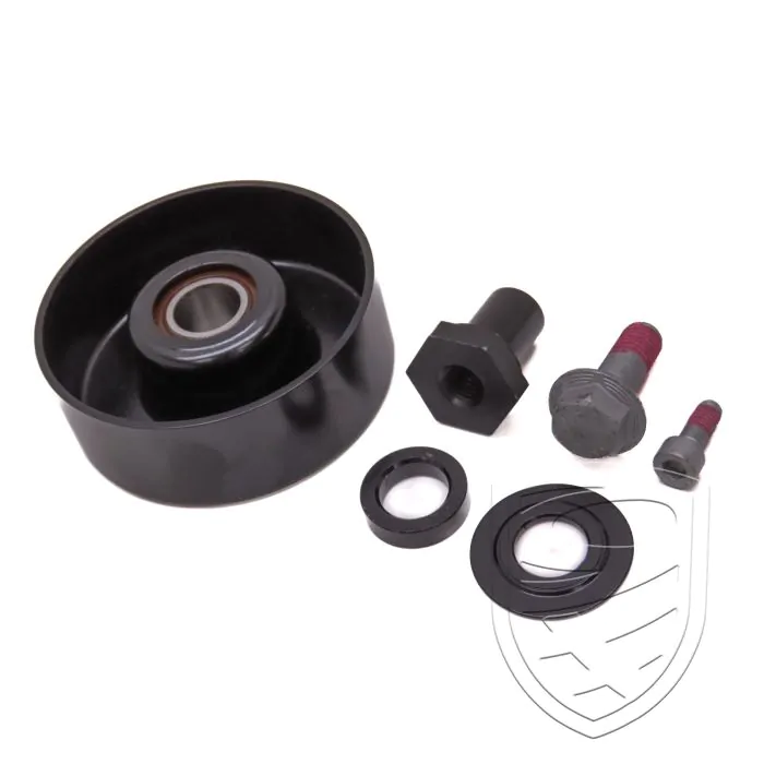 Idler Pulley for auxiliary belt, with bolt for Porsche 996Turbo/GT2