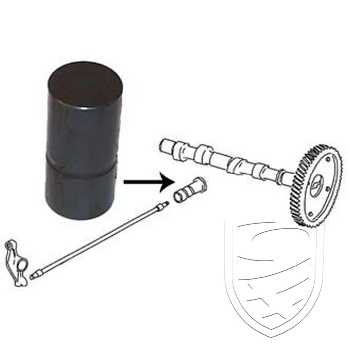 Cam follower for valve/camshaft, solid (non-hydraulic), Germany for Porsche 914