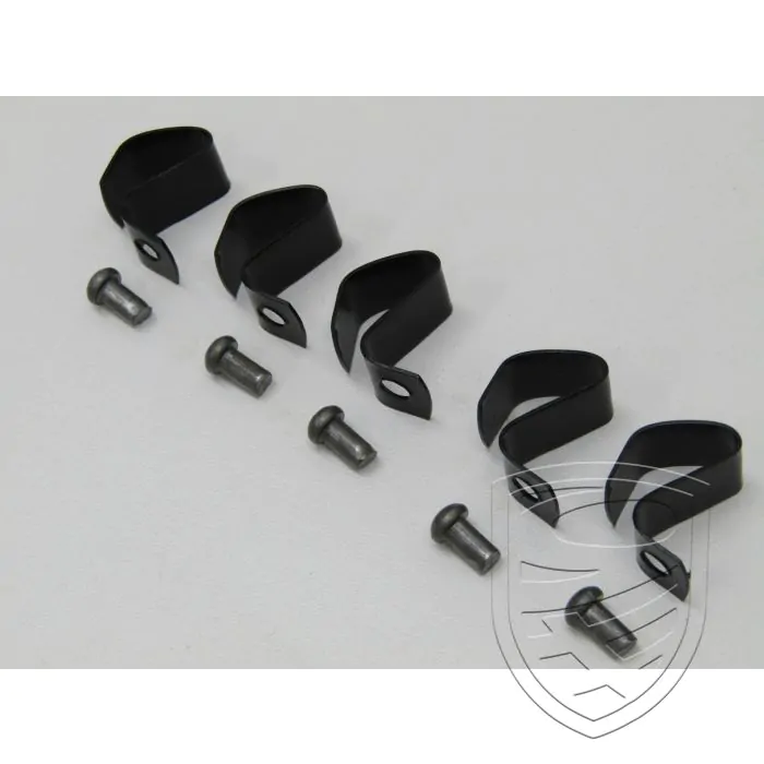 Kit springs with rivets for hub cap (5 pieces) for Porsche 356