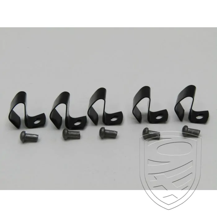 Kit springs with rivets for hub cap (5 pieces) for Porsche 356